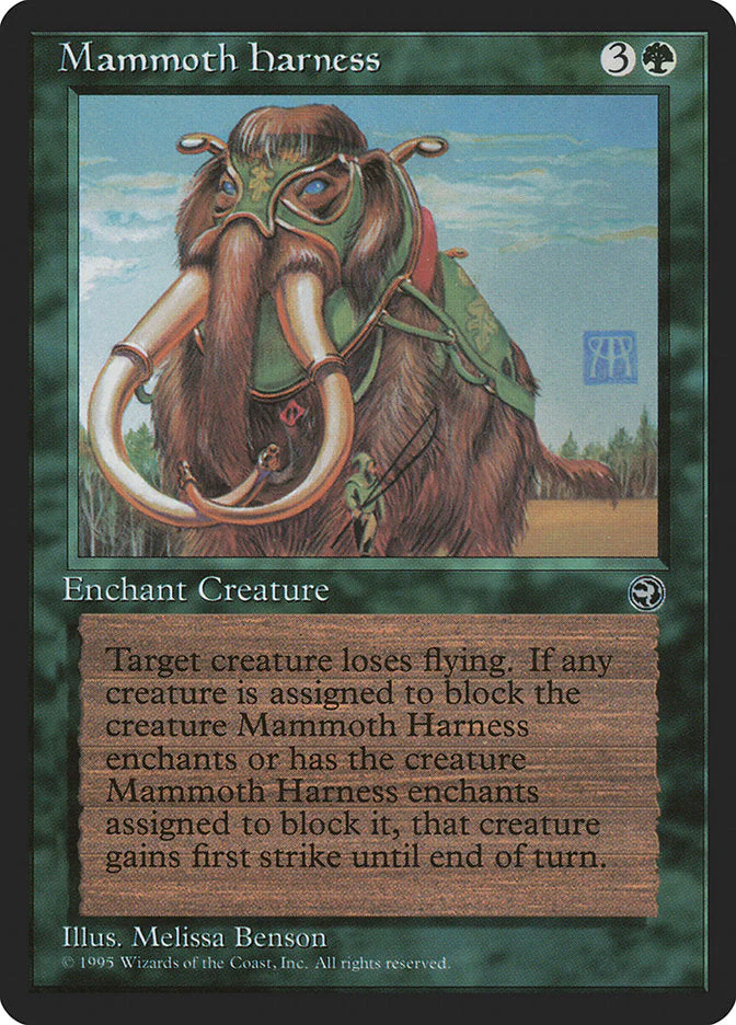 MTG: Homelands: (91) Mammoth Harness 