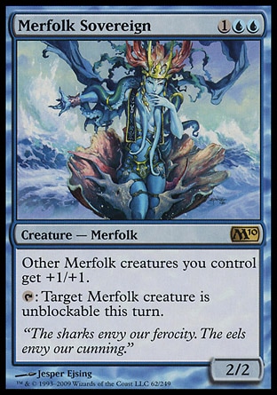 Magic 2010 Core Set 062: Merfolk Sovereign 