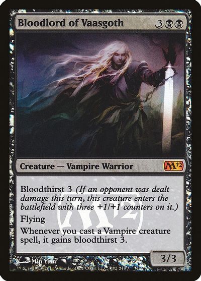 Magic: 2012 Core Set 082: Bloodlord of Vaasgoth - Foil 