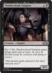 Magic 2015 Core Set 113: Shadowcloak Vampire 