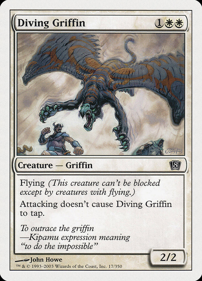 Magic: 8th Edition 017: Diving Griffin 