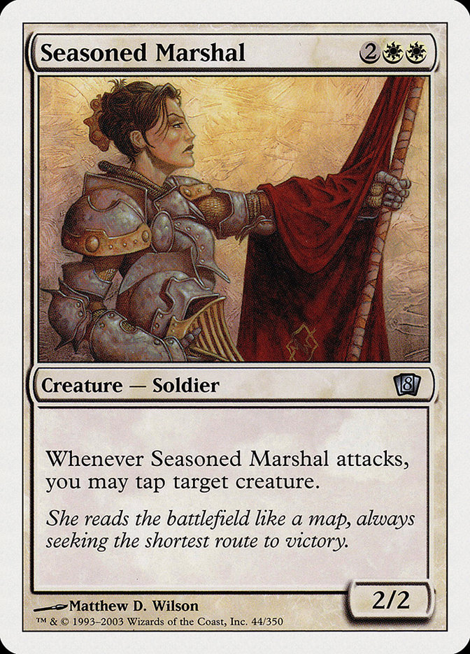 Magic: 8th Edition 044: Seasoned Marshal 