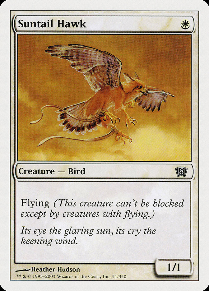Magic: 8th Edition 051: Suntail Hawk 