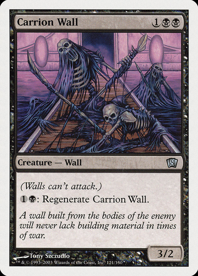 Magic: 8th Edition 121: Carrion Wall 
