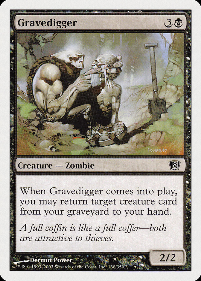 Magic: 8th Edition 138: Gravedigger 