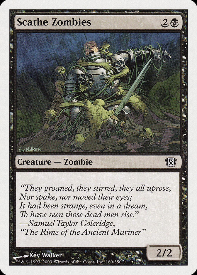 Magic: 8th Edition 160: Scathe Zombies 