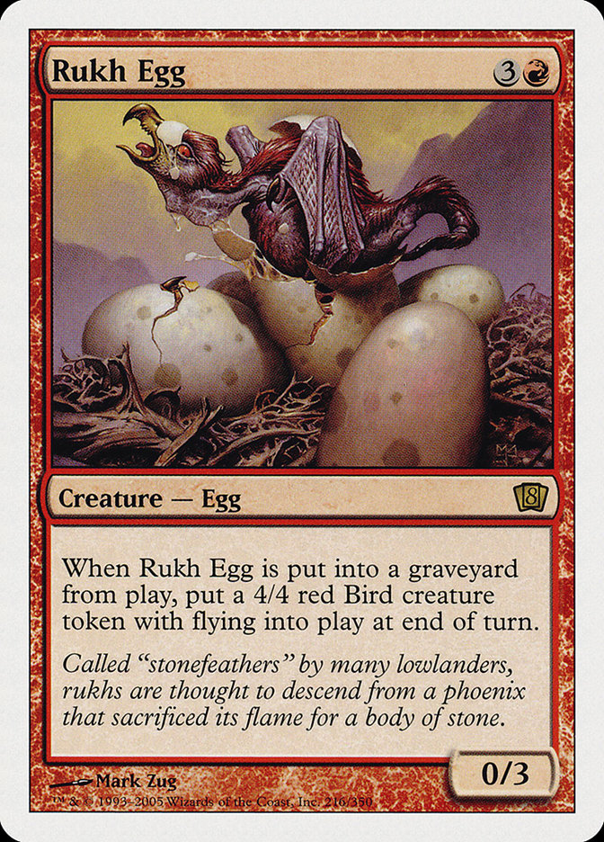 Magic: 8th Edition 216: Rukh Egg 