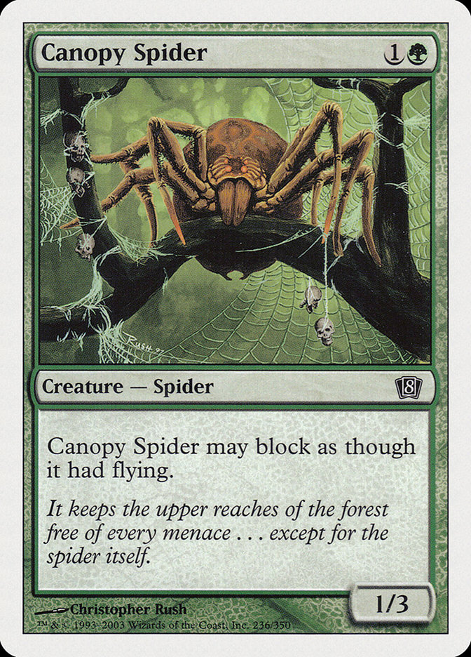 Magic: 8th Edition 236: Canopy Spider 