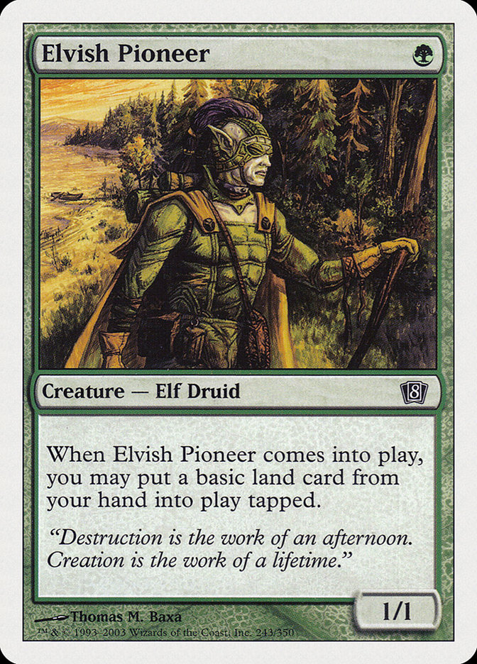 Magic: 8th Edition 243: Elvish Pioneer 