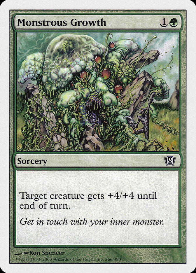 Magic: 8th Edition 266: Monstrous Growth 