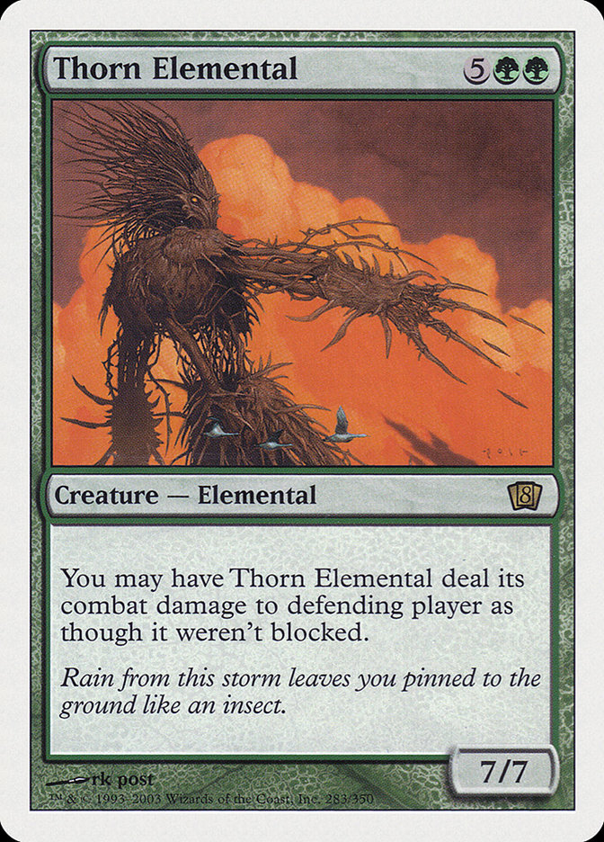 Magic: 8th Edition 283: Thorn Elemental 