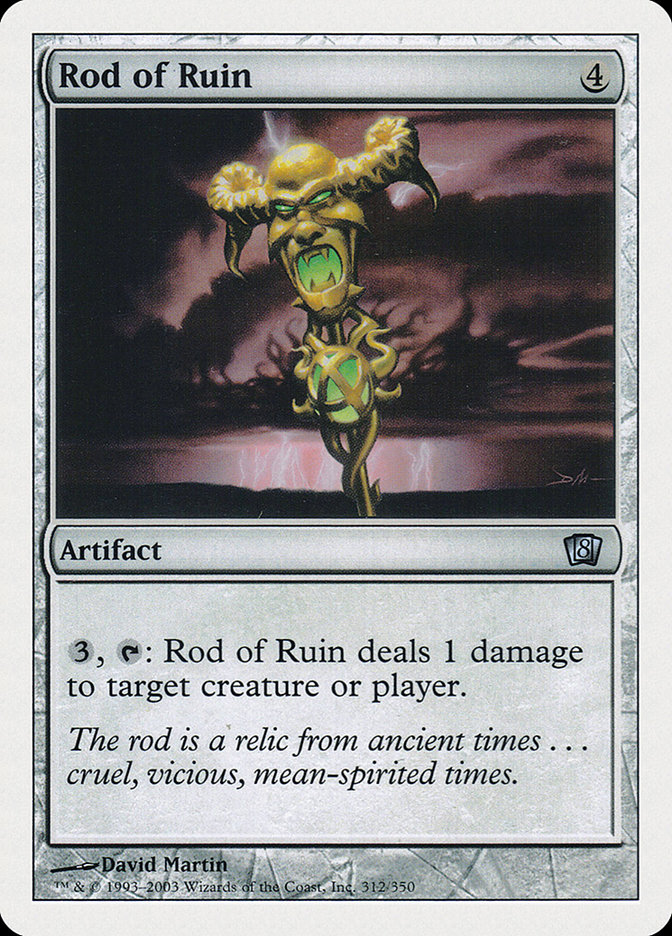 Magic: 8th Edition 312: Rod of Ruin 