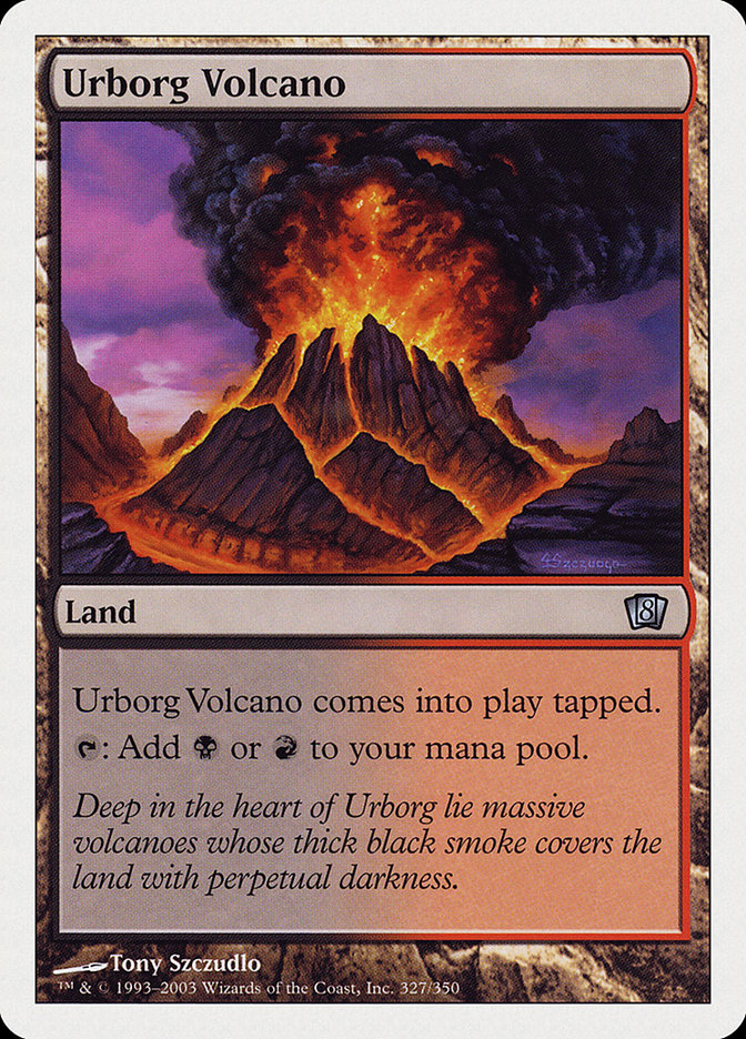 Magic: 8th Edition 327: Urborg Volcano 