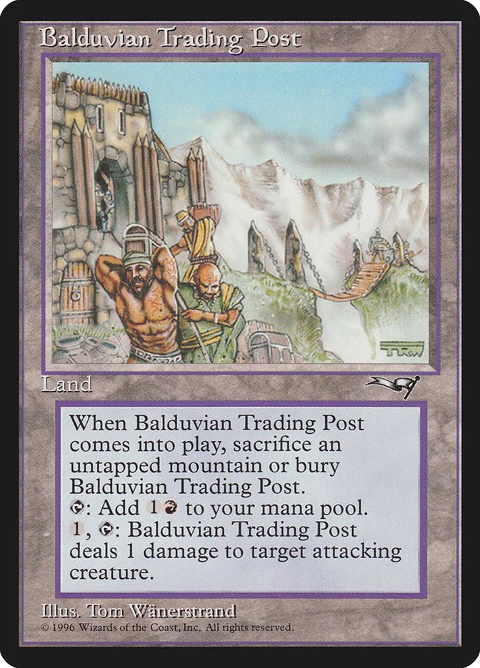 MTG: Alliances 137: Balduvian Trading Post 