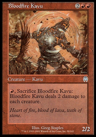 Magic: Apocalypse 058: Bloodfire Kavu 