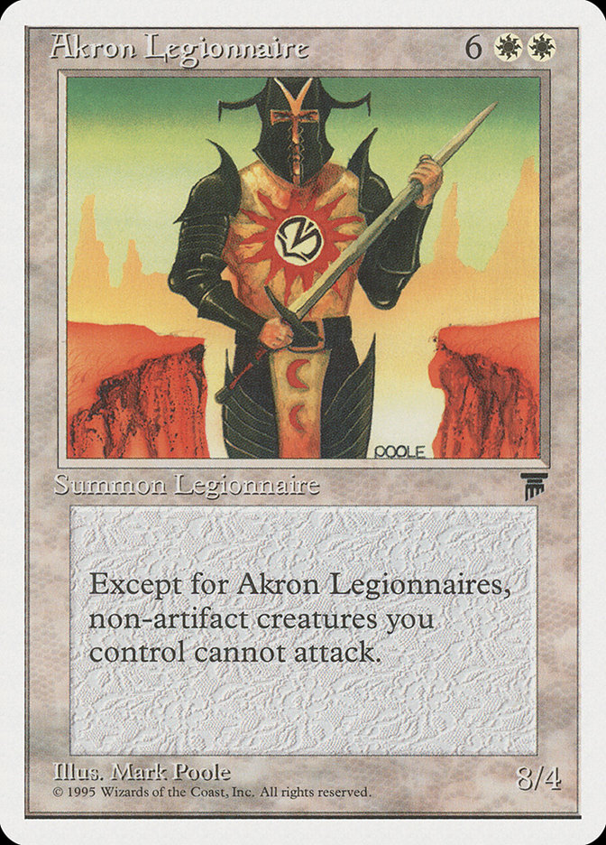 MTG: Chronicles 002: Akron Legionnaire 