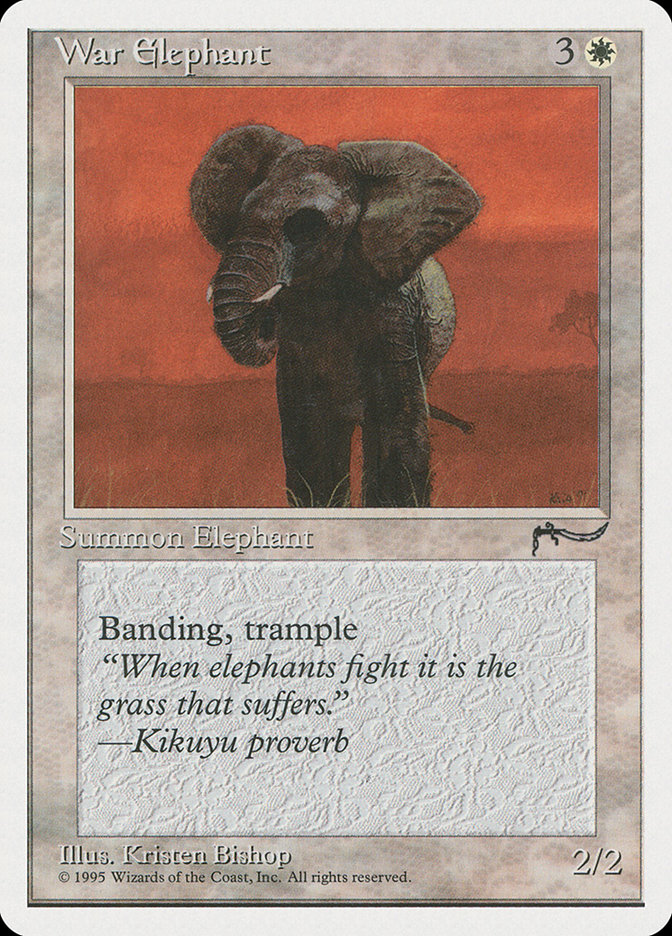 MTG: Chronicles 013: War Elephant 