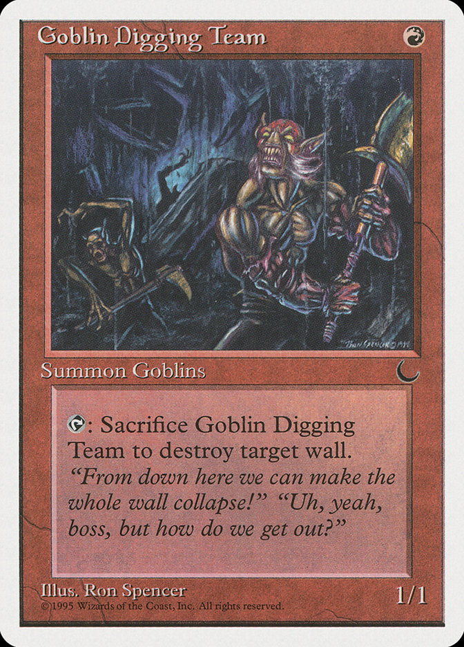 MTG: Chronicles 049: Goblin Digging Team 