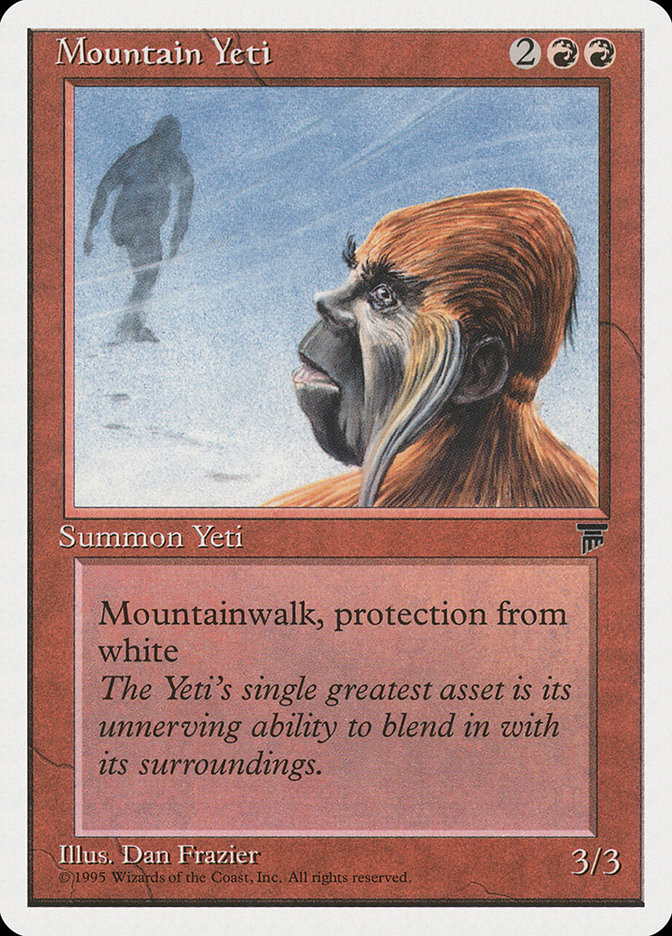 MTG: Chronicles 053: Mountain Yeti 