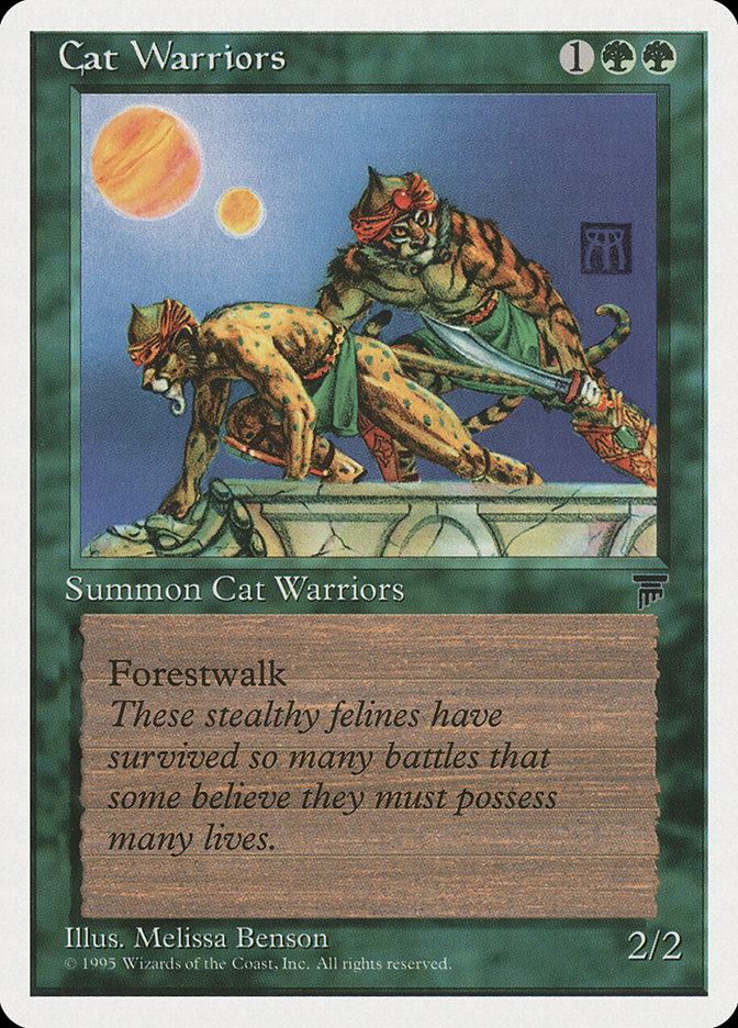 MTG: Chronicles 058: Cat Warriors 