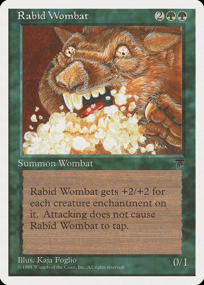 MTG: Chronicles 067: Rabid Wombat 
