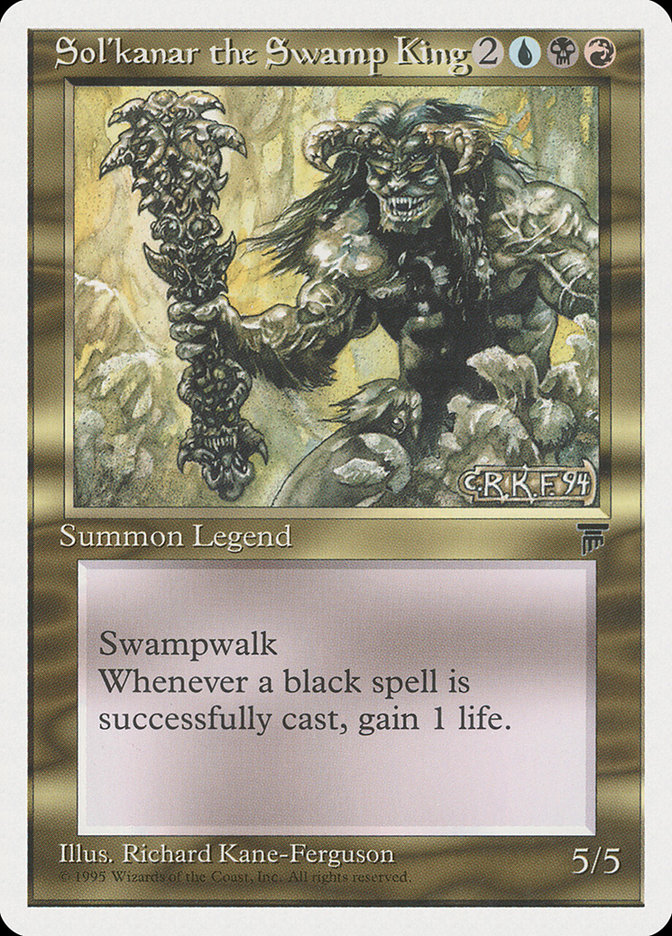 MTG: Chronicles 085: Solkanar the Swamp King 