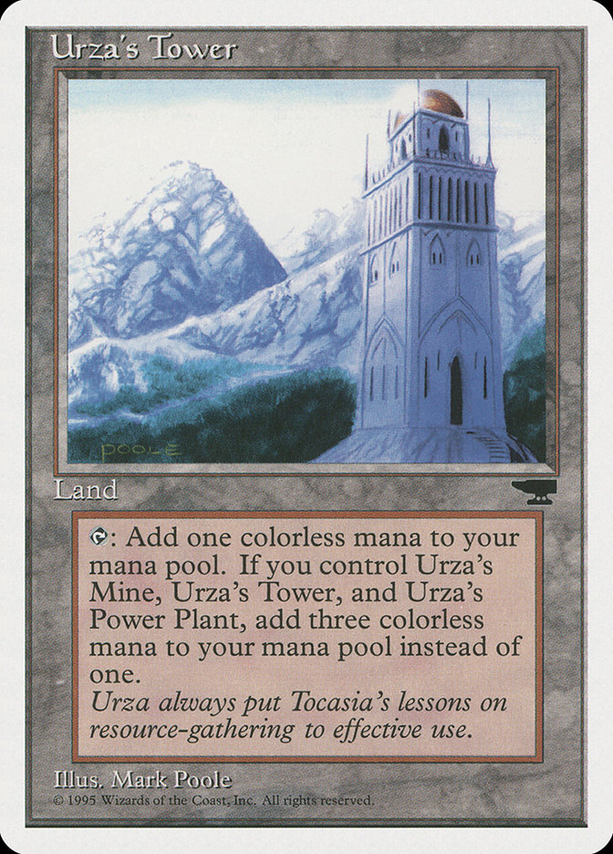 MTG: Chronicles 116c: Urzas Tower (Mountains) 