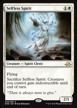 Magic: Eldritch Moon 040: Selfless Spirit 
