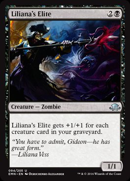Magic: Eldritch Moon 094: Lilianas Elite [FOIL] 