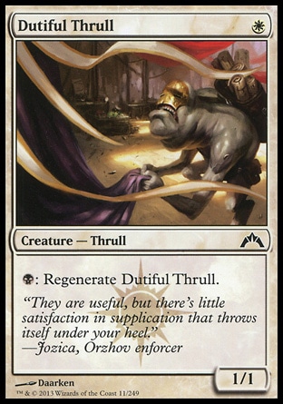 Magic: Gatecrash 011: Dutiful Thrull 