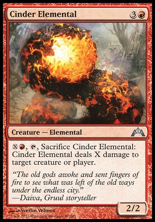 Magic: Gatecrash 087: Cinder Elemental - Foil 