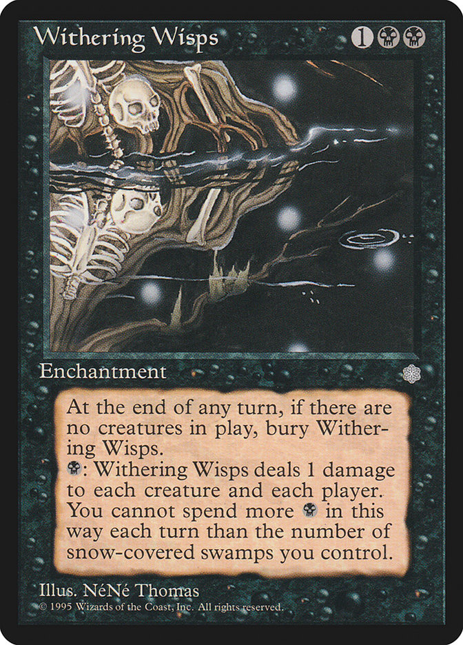 Magic: Ice Age 168: Withering Wisp 