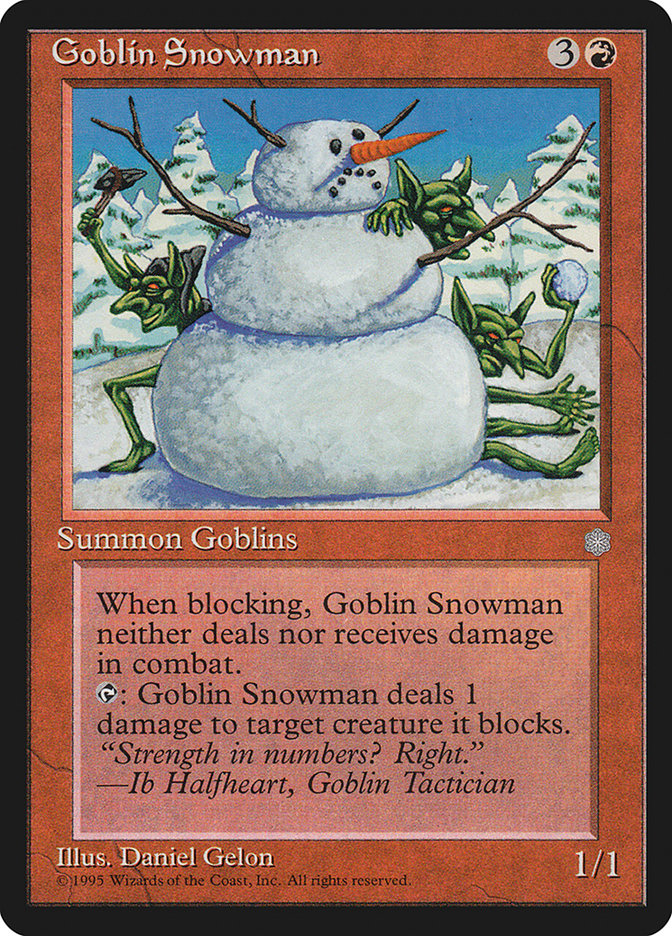 Magic: Ice Age 191: Goblin Snowman 