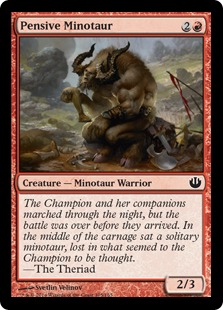 Magic: Journey Into Nyx 105: Pensive Minotaur 
