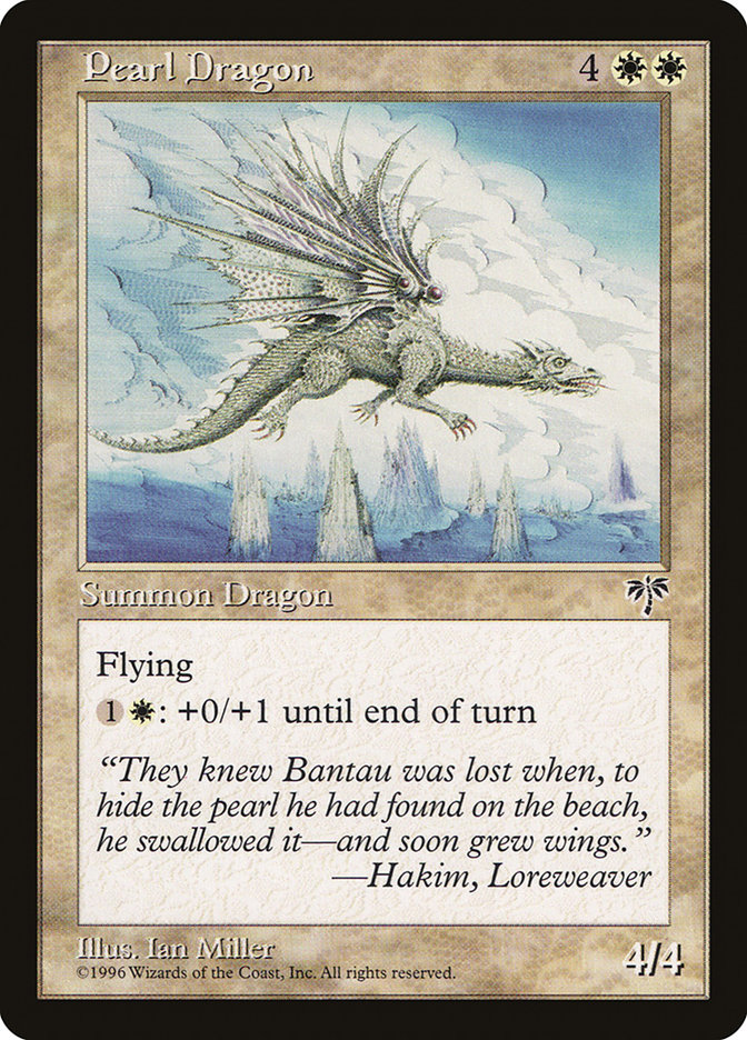 Magic: Mirage 033: Pearl Dragon 
