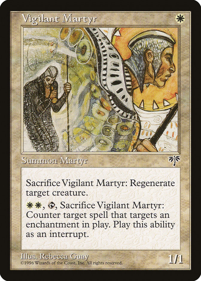 Magic: Mirage 045: Vigilant Martyr 