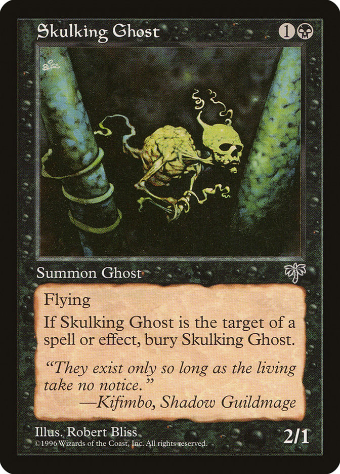Magic: Mirage 143: Skulking Ghost 
