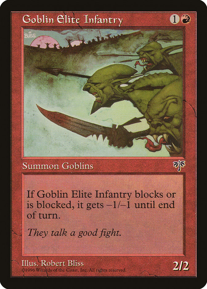 Magic: Mirage 177: Goblin Elite Infantry 