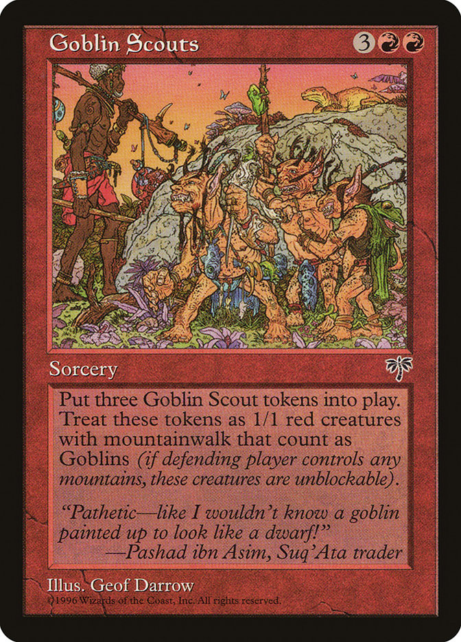 Magic: Mirage 178: Goblin Elite Scouts 