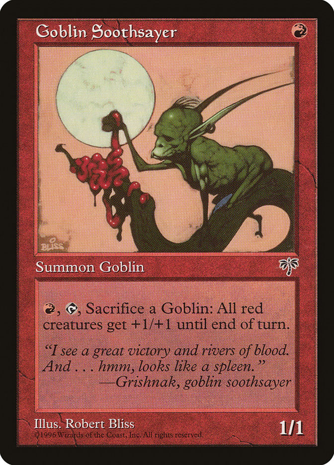 Magic: Mirage 179: Goblin Soothsayer 
