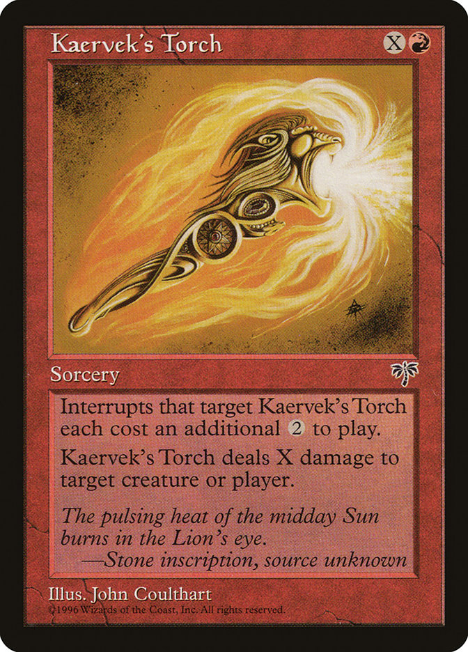 Magic: Mirage 185: Kaerveks Torch 