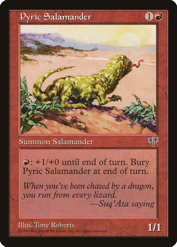 Magic: Mirage 187: Pyric Salamander 