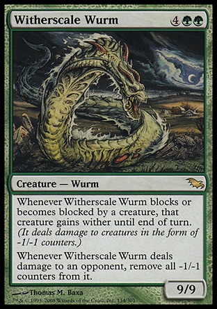 Magic: Shadowmoor 134: Witherscale Wurm 