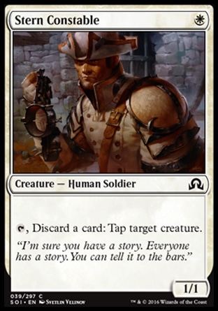 Magic: Shadows over Innistrad 039: Stern Constable [FOIL] 