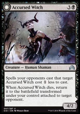 Magic: Shadows over Innistrad 097: Accursed Witch/ Infectious Curse [FOIL] 