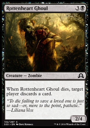 Magic: Shadows over Innistrad 132: Rottenheart Ghoul [FOIL] 