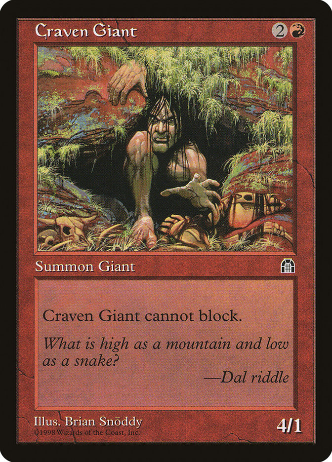 Magic: Stronghold 078: Craven Giant 