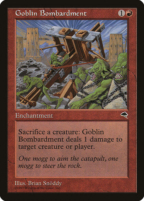 Magic: Tempest 179: Goblin Bombardment 