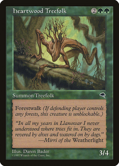 Magic: Tempest 233: Heartwood Treefolk 