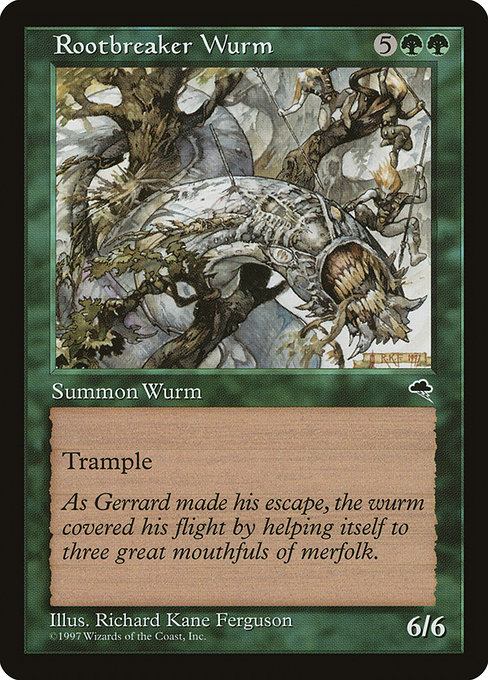 Magic: Tempest 251: Rootbreaker Wurm 